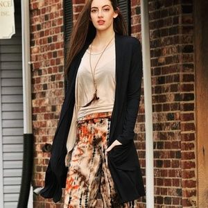 ZENANA PREMIUM OUTFITTERS Slouch Pocket Long Cardigan